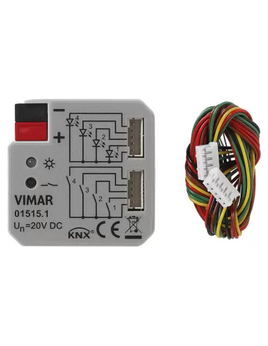 Vimar 01515 4 Ein-/Ausgangsschnittstelle für Knx-LED